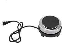 Vista 7 de Placa eléctrica pequeña mini estufa vela fundidor de cera caliente 700 w cocina olla calentador base pequeña placa de cocción individual para tetera