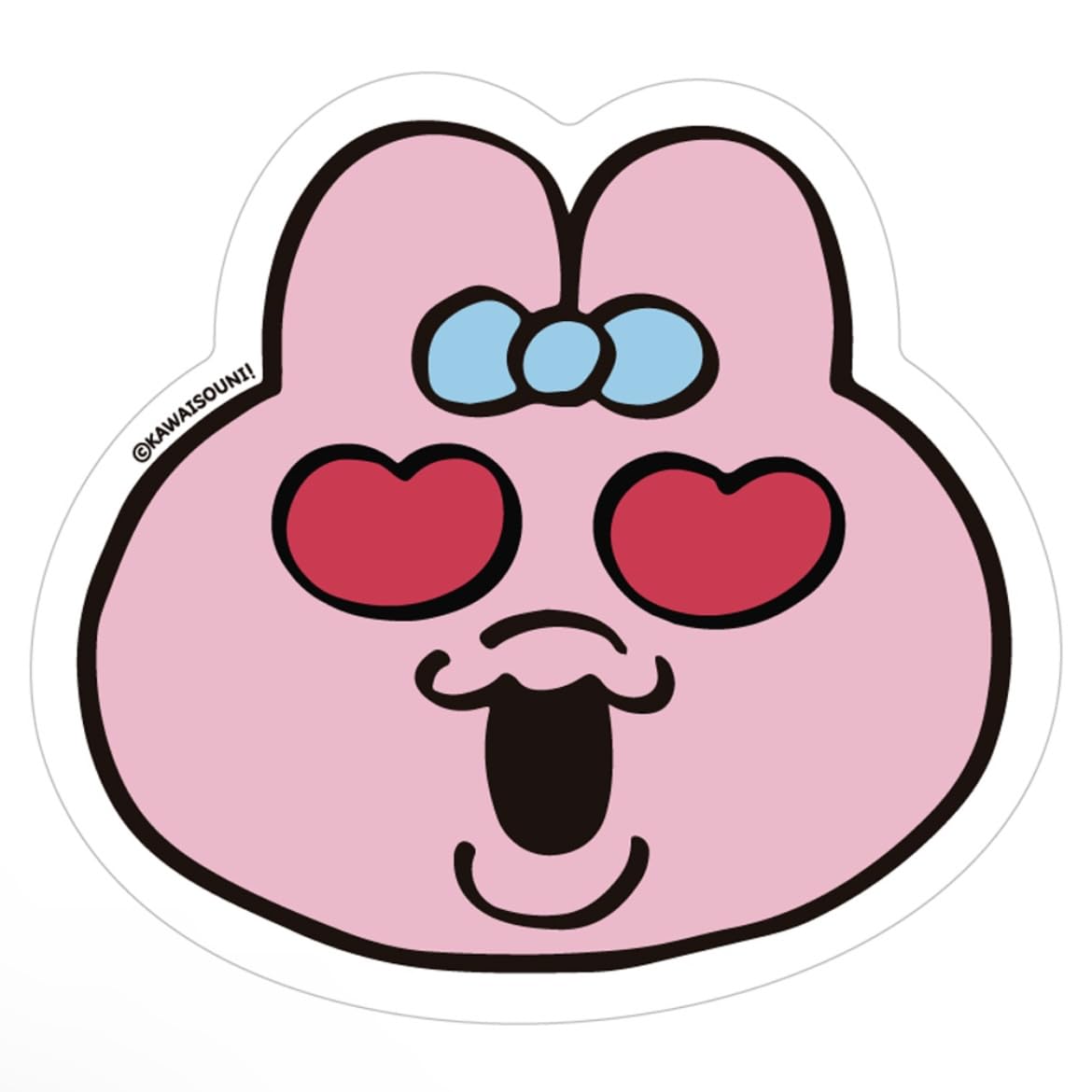 Amazon | おぱんちゅ うさぎ スマホグリップ 韓国限定 着衣グマ 脱帽