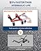 Car Wheel Dolly with 1500 Lbs Capacity, Aluminum Twin Rollers, 360° Rotating Wheels, Ratcheting Trailer Dolly Jack Handle, Fits Tires Up to 12