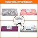 TaTalife Infrared Sauna Blanket Controller, Digital Heat 2 Zone Sauna with Remote Control, Professional Detox Anti Ageing Beauty Machine, Sauna Blanket Replacement Parts (NOT Included Blankets)