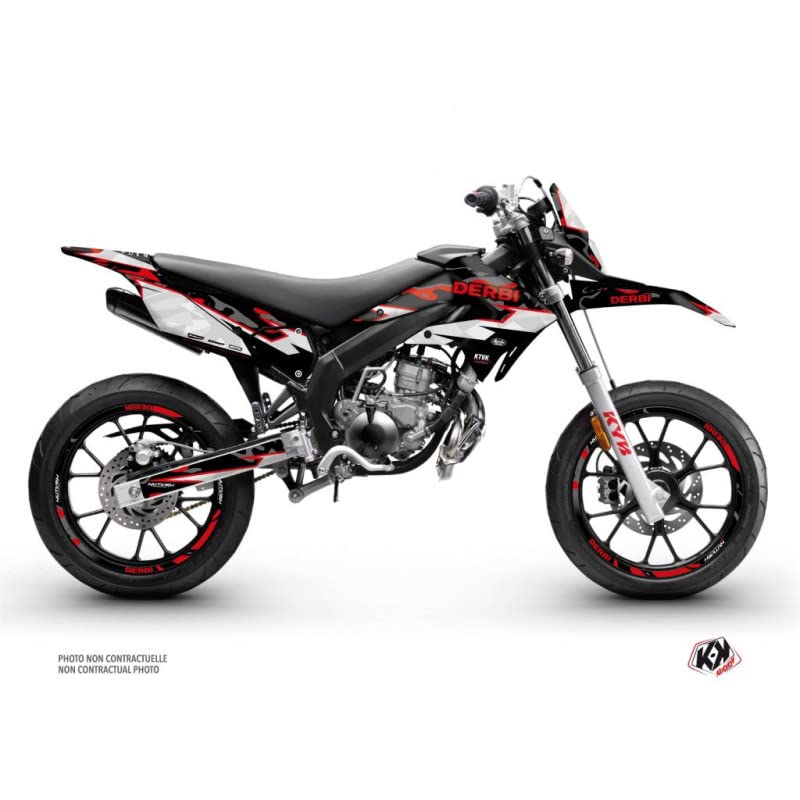 Kit deco Derbi Xtreme 50cc Kutvek Barbarian pour renover selle et carénage