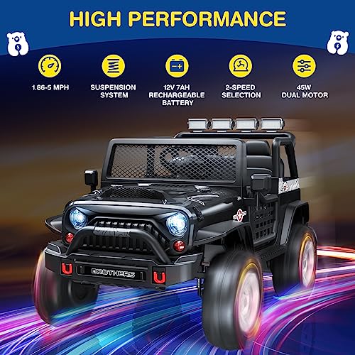 Ligiant L8 Ride On Car, 12V Kids Electric Car W/Remote Control, 2 Seater thumb #1
