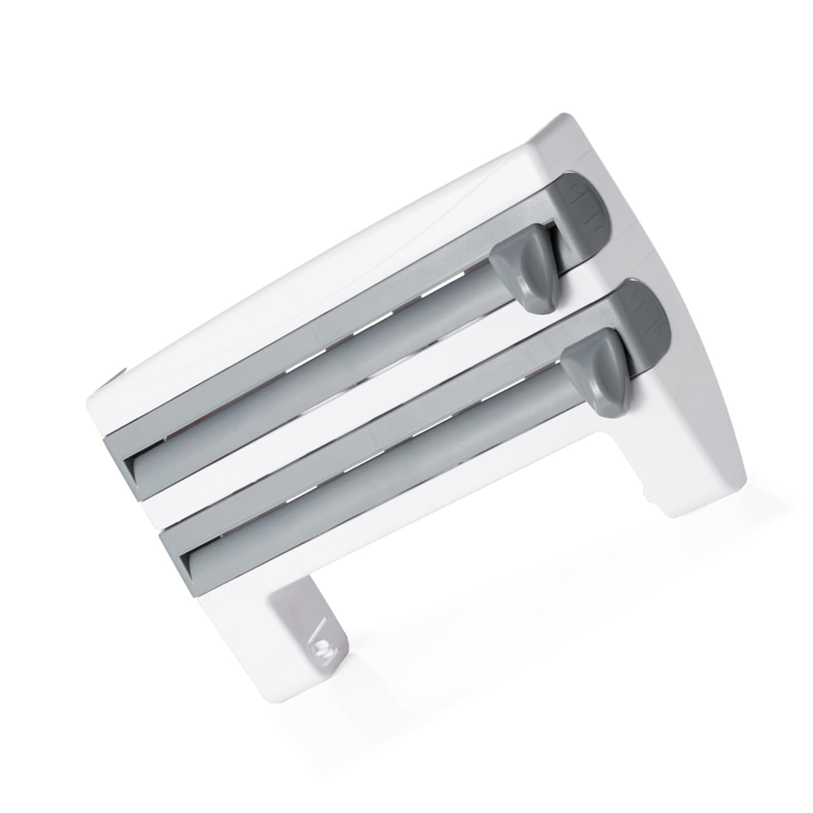 Xinsheinelry Space Saving Wrap Dispenser with Cutter Wrap and Foil Holder for Aluminum and Kitchen Organization Household Dispenser Rack