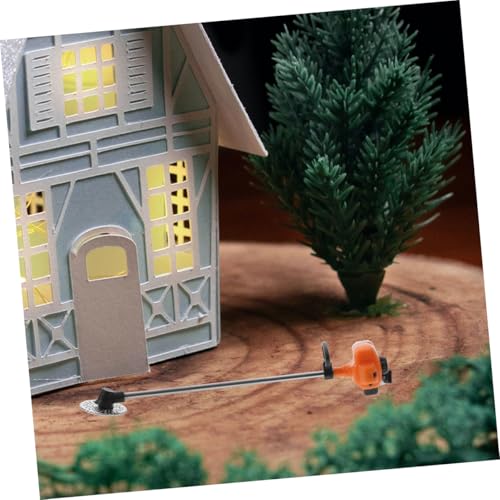 PAMINGONO 2 Stücke Kettensäge Modell Miniatur Kettensäge Spielzeug Garten Ornamente Im Freien Für Mini Prop