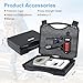 Grip Strength Tester Trainer and Dynamometer with Case, Hand Grip Strengthener Gripper, Forearm Strengthener, Premium Adjustable Hand Exercisers for Sports, School, and Home Use
