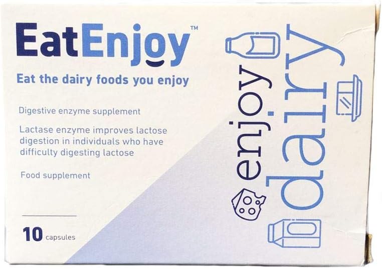 EatEnjoyTM EatEnjoy Dairy Lactose Enzyme Tablets Lactose