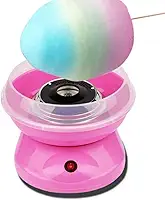 Máquina de Algodão Doce Elétrica Portátil 110V para Festas e Eventos Profissionais, Produção Rápida, Design Compacto e Resistente para Uso Doméstico e Comercial