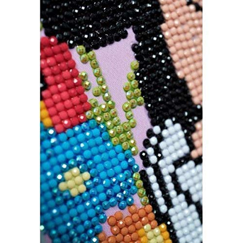 Vervaco Diamond Art KIT Minnie Day, 22 x 22cm, Multi-Colour