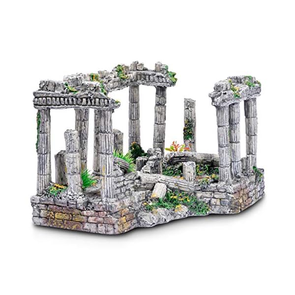 Aquatic Planet Roman Square Pillars Aquarium Fish Tank Ornament Decoration