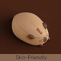 Vista 2 de Akko Wireless Gaming Mouse Capybara, Tri-Mode Mouse BT3.0/BT5.0/2.4G, Cute Optical Cordless Cartoon Mice for Computer/Laptop/Desktop/PC, Compatible