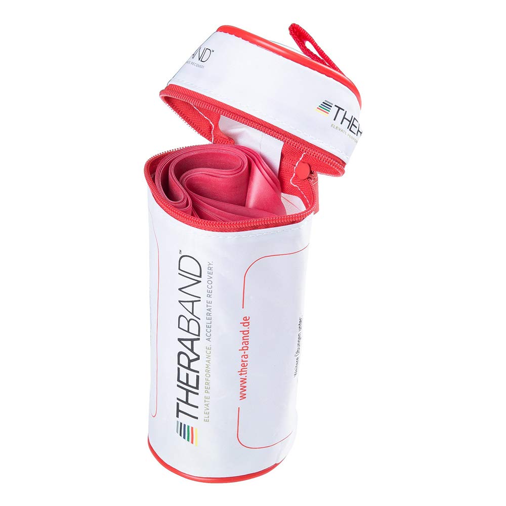 Theraband Exercise Band in Zip Bag (2.5 m), rojo (rouge)