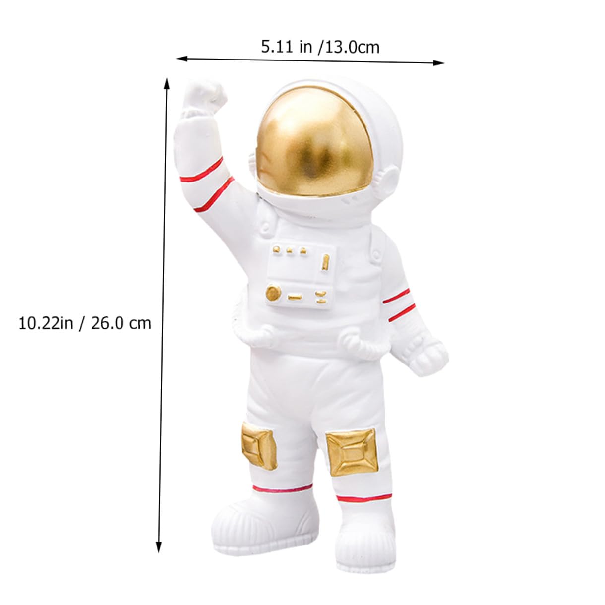 Astronauten Dekoration aus Kunstharz für Zuhause mit Weihnachten Party