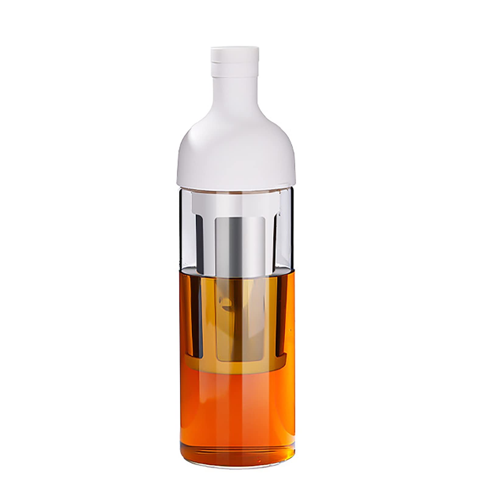 Kaffee Cold Brewer Cold Brew Kaffeekanne Glas Haushalt Früchtetee Cold Brew Flasche Eis Tropf Kaffeegerät Cold Brew Cup Einfach zu verwenden (Farbe: Braun, Größe: 1000 ml) (Weiß 1000 ml) The New