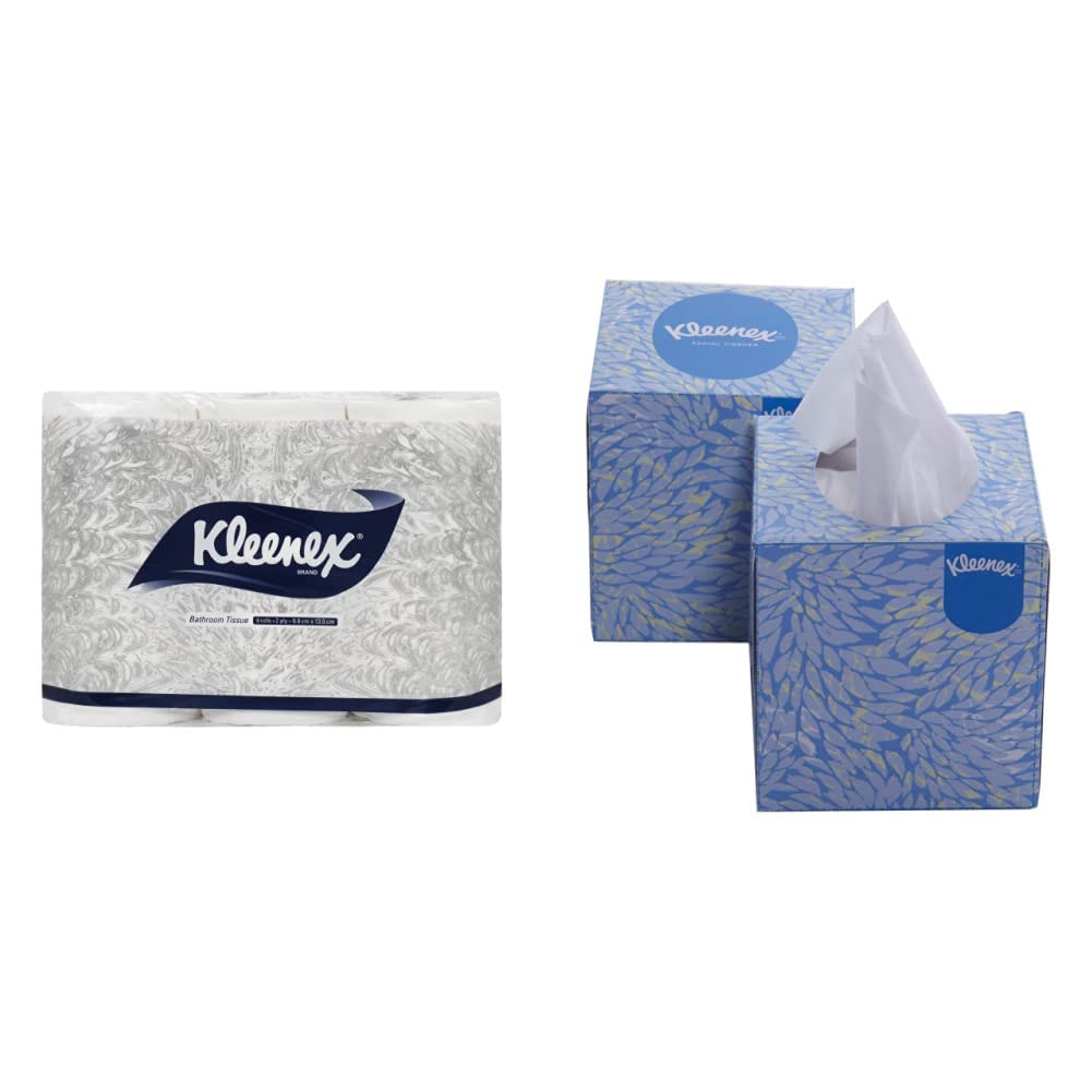 KLEENEX Toilet Tissue 2 ply Toilet Paper 6 Toilet Rolls x 160
