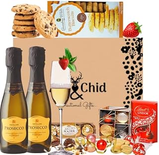 Duo Hamper Prosecco Wine Gift set for Her, A Birthday Gift Set for Women - Ideal Best Friend Gift for Women