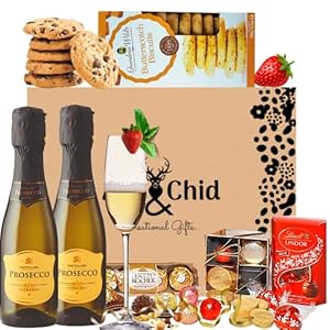 Duo Hamper Prosecco Wine Gift set for Her, A Birthday Gift Set for Women – Ideal Best Friend Gift for Women