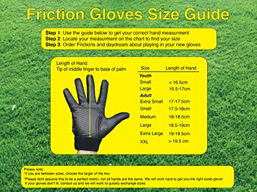 Friction Gloves - Disc Golf Gloves - Rubberized Palm And Fingers For Amazing Grip On All Your Throws - Perfect For Driving & Putting - Play Your Best In Any Weather - Adult Medium #TOP5