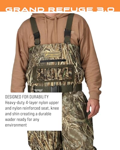 Image of FROGG TOGGS Men's Grand Refuge 3.0 Waterproof Bootfoot Wader for Hunting with Removable Insulation Liner