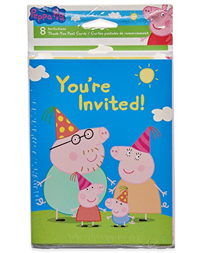 American Greetings Tarjeta de cumpleaños para niña con pegatinas (Peppa Pig)