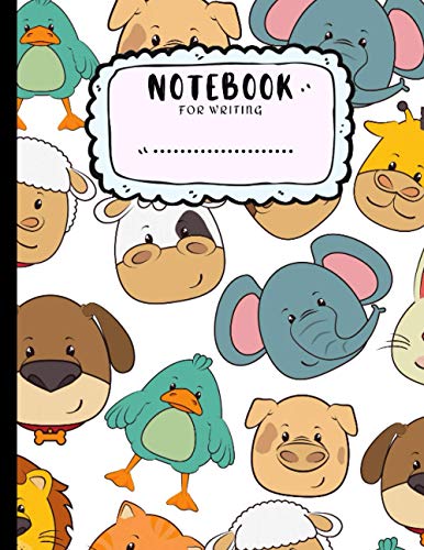 Notebook for writing: College Ruled, Soft Cover, Large Composition Book, 8.5 x 11 inch (21,59 x 27.94 cm), 110 pages for writing
