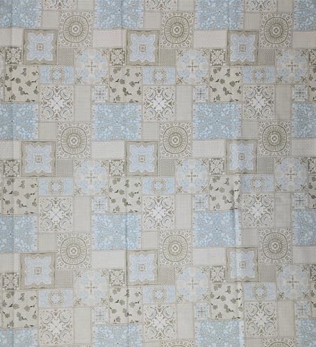 Image of Mafatlal 186 TC Metro Cotton King Size Bedsheet | 108 x 108 Inch|Soft, Breathable & Lightweight | Includes 2 Pillow Covers| Blue Walnut 2