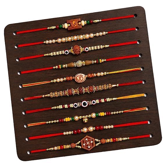 GIRLYZ ATTIRE Multicolor Dora Rakhi Set for Men with Roli Chawal Rakhi Set for Brother(Pack Of 8)-image-39