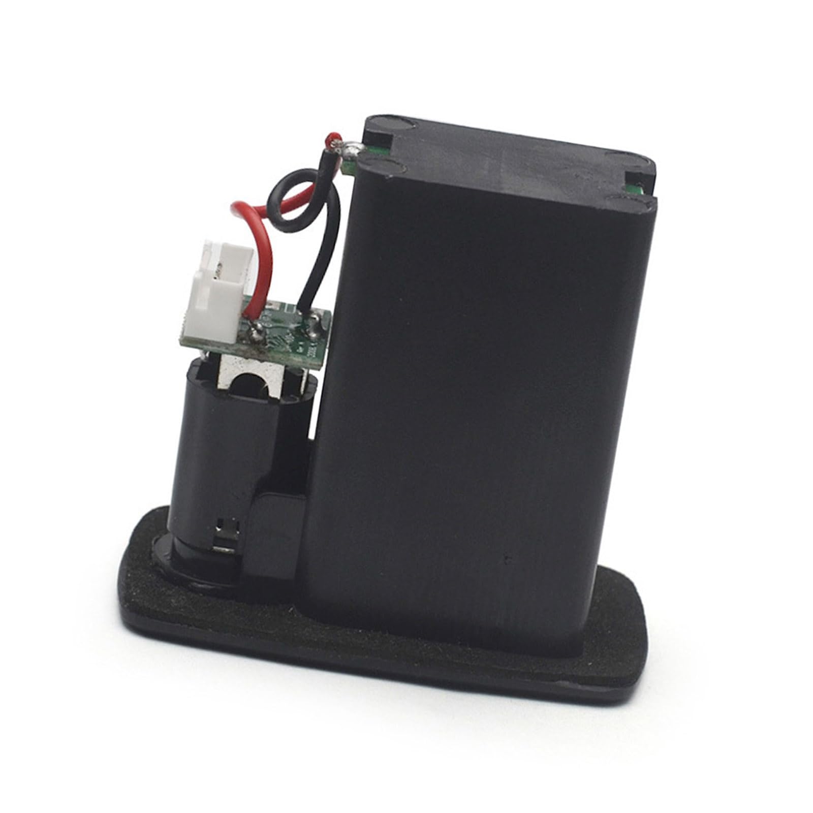 Boîtier De Pile 9V Pour Guitare/Basse - Acier Inoxydable Argenté - Dimensions ~78x45 Mm - Pour Micros Actifs
