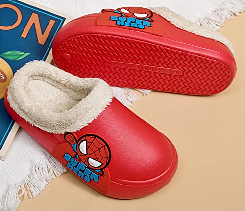 Everyday Delights Marvel Spider-Man Winter Eva Slippers For Boys Kids Children - Red M Size, Medium Little Kid #TOP3