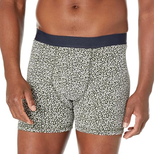 Image of Amazon Essentials Men's Breathable Cotton Boxer Briefs, Tag-Free, Pack of 5