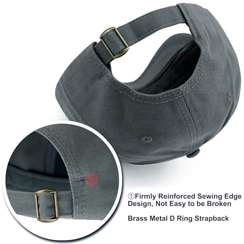 Gorra de béisbol con visera corta y diseño estructurado miniatura 5