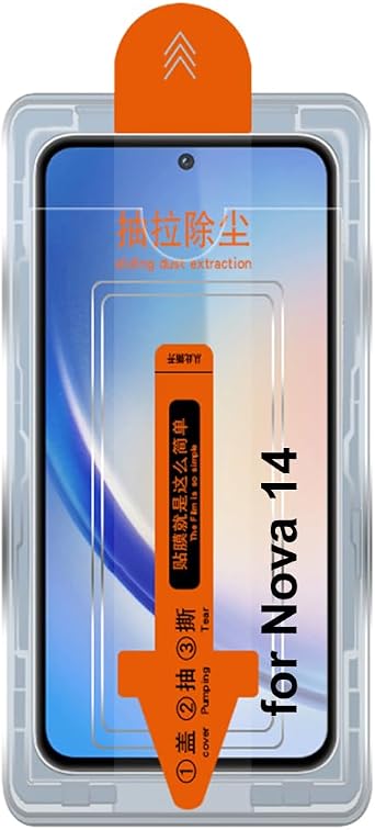 Kepuch Screen Protector Compatible for Huawei Nova 14 6.7" - Tempered Glass with Auto-Alignment Tool
