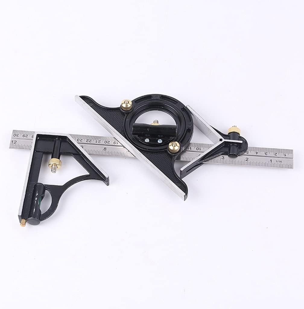 Multifunctional Combination Square 90 Degree Square Protractor 45 Degree Mobile Angle Ruler Woodworking Ruler