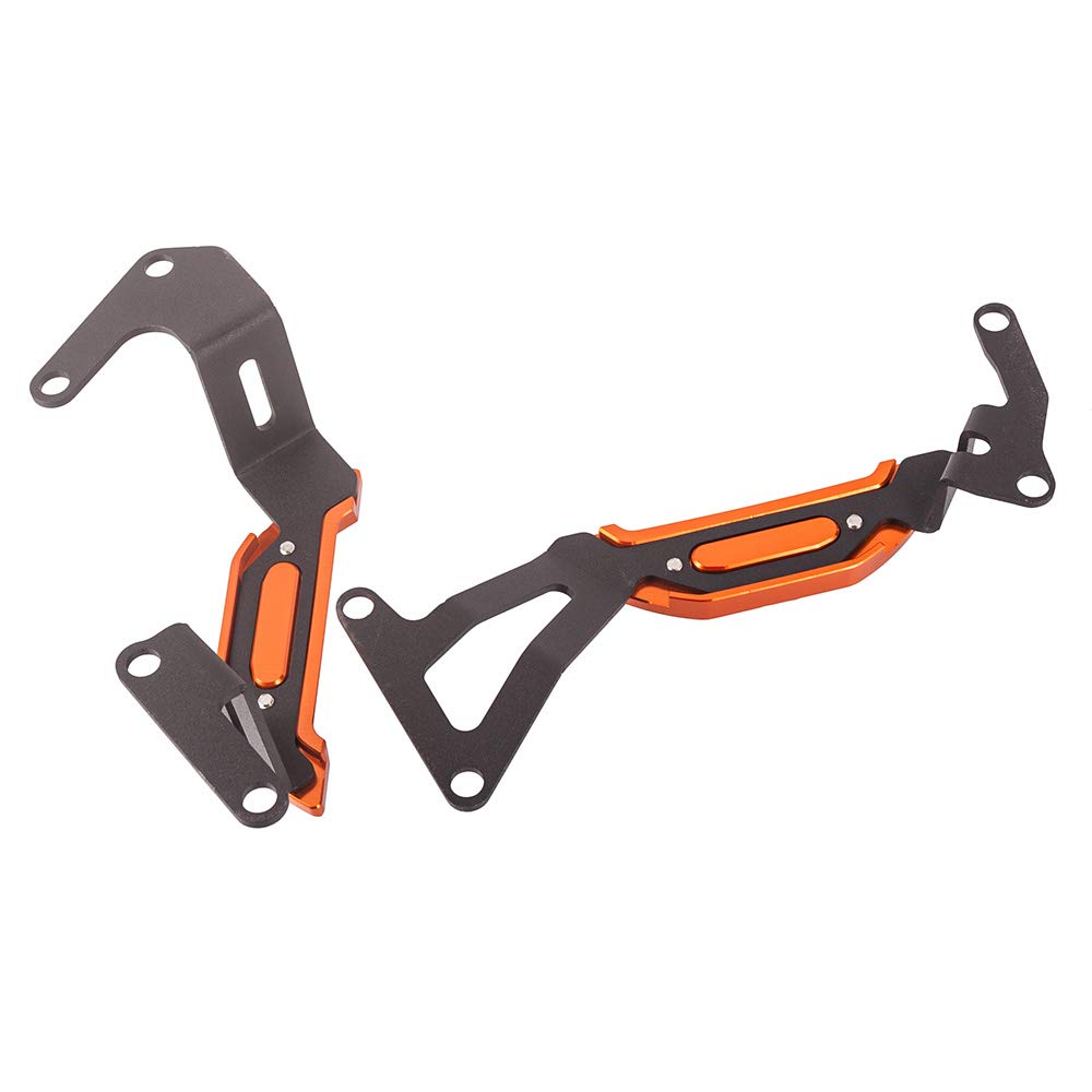 Set di Cursori per Carter Motore del Motociclo Protezione del Coperchio dell'accensione e della Frizione Protezioni Antiurto per Duke 390/RC390 2016-2020 (Arancia)