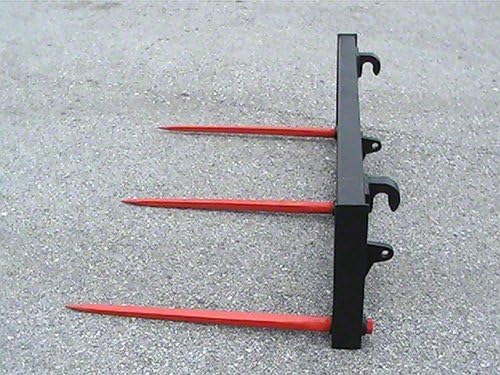 Euro Global Bale Spear Attachment - 3 x 49" Prongs