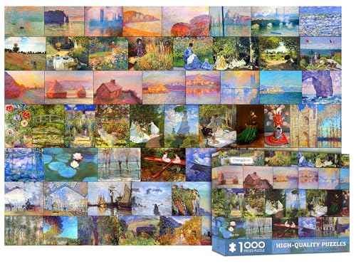 CHengQiSM 1000s[X WO\[pY l ZNV pY  G R Monet yCeBO  CeA v[gi70×50cmj