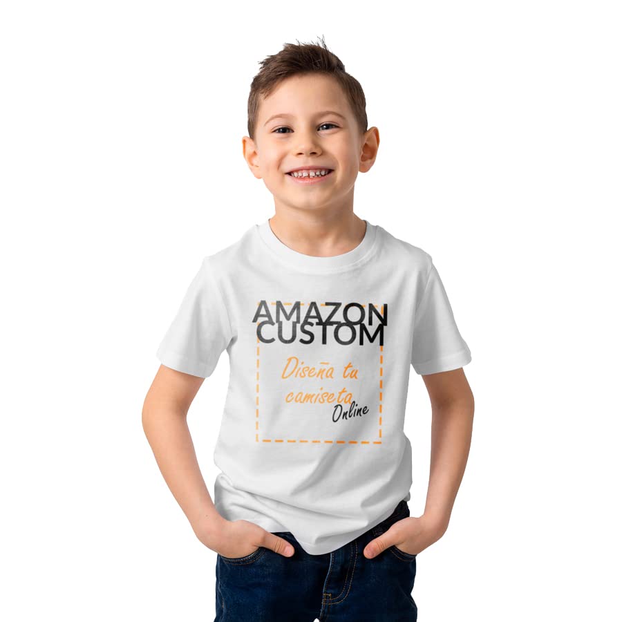YOSTIC Camiseta para Niños Manga Corta Personalizada a Todo Color | 100% algodón