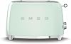 Smeg TSF01PGEU Toaster 2x2, Pastel Green [Energy Grade A]