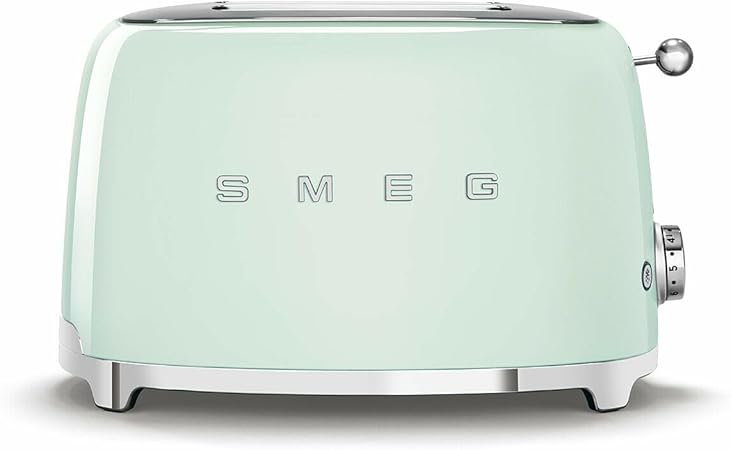 SMEG 2 Slice Toaster with 6 Presets and Defrost Function