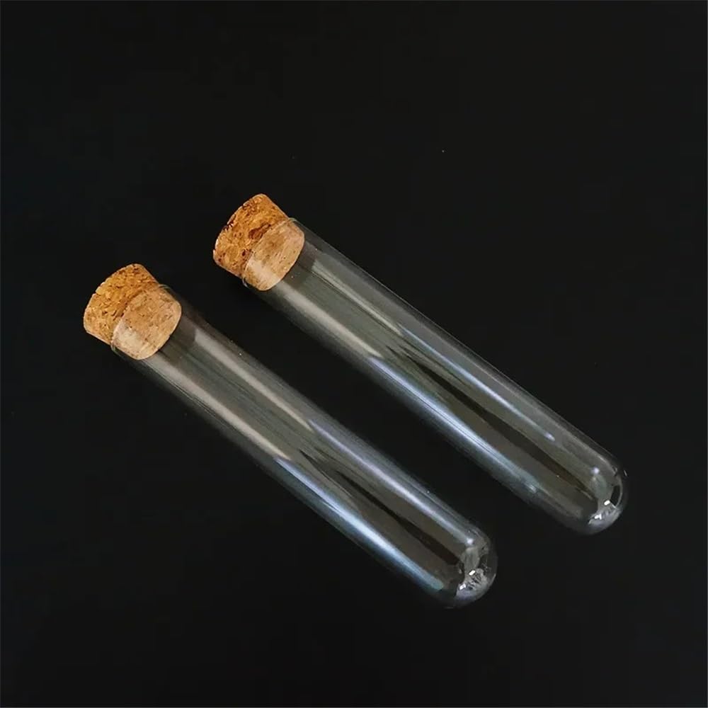 Laborausstattung und -bedarf 6 teile/los 30x150mm Rundboden Glasrohr Verdickt Transpatent Laborglas Mit Korken