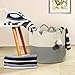 Solaya Large Cotton Rope Basket Storage with Handles - Chevron Grey Woven Toy Storage Basket for Laundry Hamper, Diapers, Nursery, Toys, Towels (17