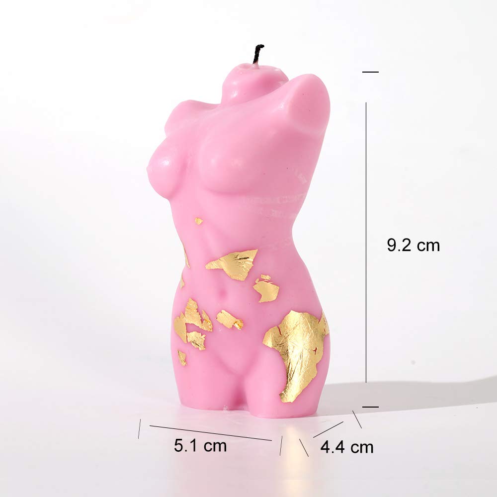 NICOLE Body Molds Silicone Body Stand Mold 3D Nude Female Candle Molds DIY Woman Candle Mould