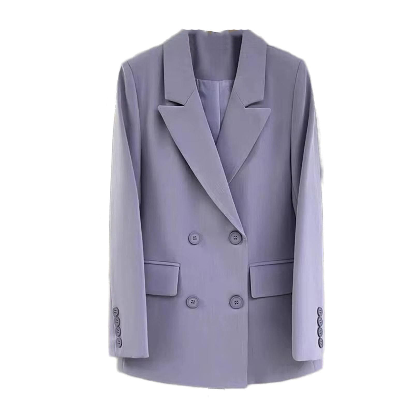 GUOYUXIAO Giacca Morbida Primavera Autunno, Outerwear Casual per Quotidiano Professionale