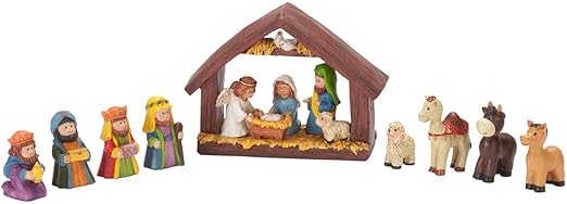 Resin Tabletop Nativity Set