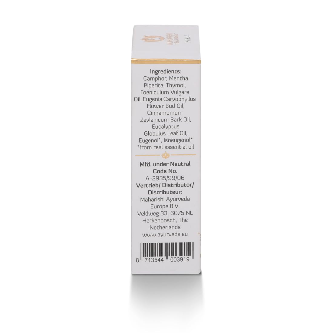 Maharishi Ayurveda "Prandhara" - Ayurvedisches Kräuteröl mit Minze | Ayurveda Allrounder-Öl | ideal für den täglichen Gebrauch | unterstützt bei allgemeinem Unwohlsein | 10 ml Glasfläschchen