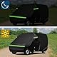 Wasserdicht Wetterfeste UV-Beständige Autoabdeckung Vollgarage für VW Transporter,Vollgarage Autoplane mit Reißverschlusstür,autoabdeckung Ersatz Atmungsaktiv Autoplane Ganzgarage L490(470-490cm)