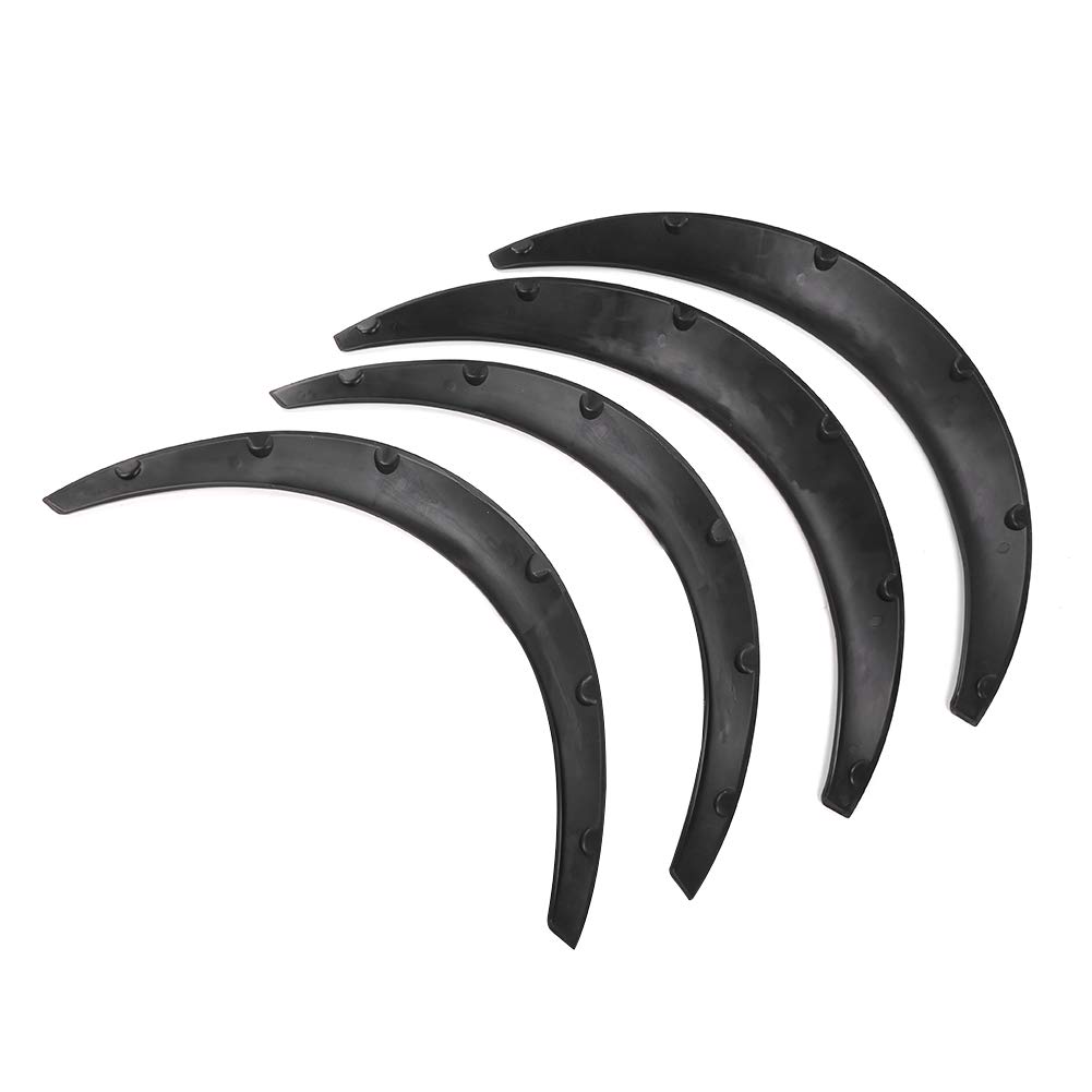Uniwersalne Nadkola Matowe PU Plastikowe Błotniki, Błotniki Samochodowe, | 4-Piece Wide Extensions, For Cars Trucks Suvs, Matte Finish Material