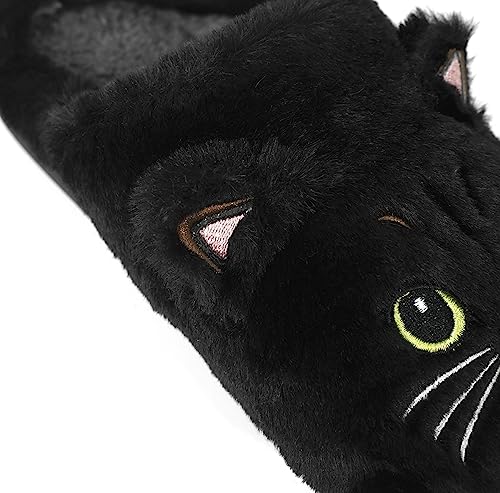 Rungion Cute Cat Sheep House Slippers for Women Men Fluffy Plush Slippers Cozy Soft Memory Foam Indoor Shoes Non-slip Winter4