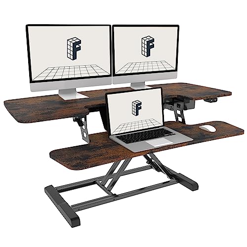 FLEXISPOT Electric Standing Desk Converter 42