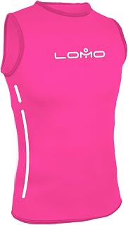 Lomo Chaleco de natación de neopreno de 3 mm, para mujer, color rosa