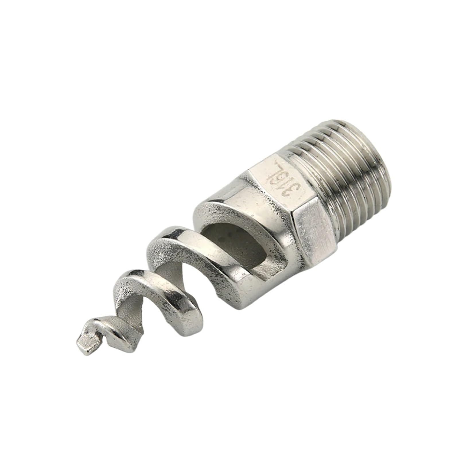 Ugello atomizzatore a cono a spirale in acciaio inossidabile 316L | Spruzzo a cono da 1/4-2 pollici in acciaio inossidabile 316 for controllo, raffreddamento e controllo(2inch)